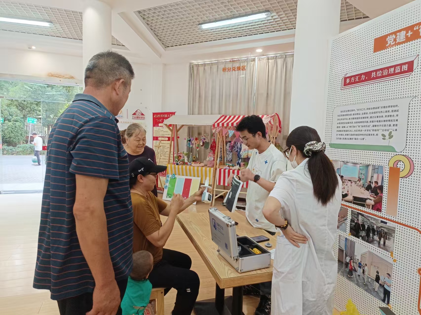 “健康进枫桦,义诊惠耆老”:沌口街枫桦苇岸社区开展义诊活动-图片2